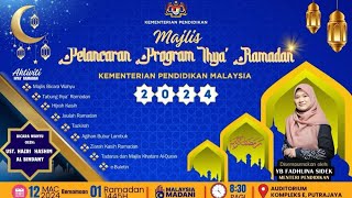 Majlis Bicara Wahyu (MBW) dan Pelancaran Ihya Ramadan KPM Tahun 2024/1445H