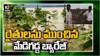 రైతులను ముంచిన మేడిగడ్డ బ్యారేజీ | Crop Damage due to Negligence of Authorities | Matti Manishi 10TV