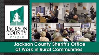 Jackson County Sheriffs Office at Work in Rural Communities