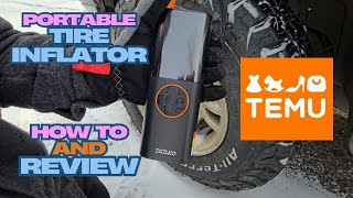 Portable Tire Inflator - Air Compressor - from TEMU