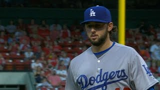 LAD@STL: Bolsinger goes six innings, fans three