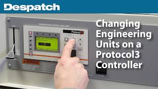 Changing Units on Despatch Protocol 3