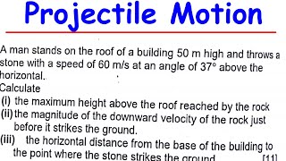 Projectile Motion Practice Question | Exam Physics Solution