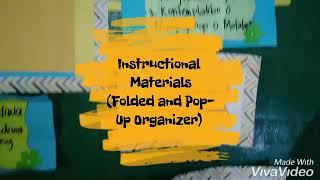 | INSTRUCTIONAL MATERIALS | Folded and Pop-up Organizer |