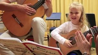 Emma's (4) first guitar performance in front of an audience