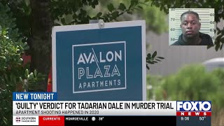 Tadarian Dale found guilty in 2020 apartment shooting