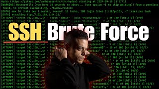 How Hackers Brute-Force SSH and Escalate to Root Privileges | TryHackMe Library | CTF Challenge