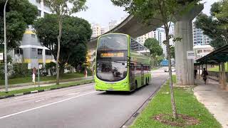 SMRT Buses Volvo B9TL (Wright Eclipse Gemini 2) (Batch 4) SG5601X on Service 972 along Fajar Road