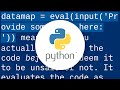 Using python's eval() vs. ast.literal_eval()