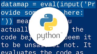 Using python's eval() vs. ast.literal_eval()