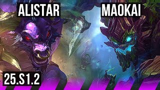 ALISTAR \u0026 Jhin vs MAOKAI \u0026 Nilah (SUP) | KR Master | 25.S1.2