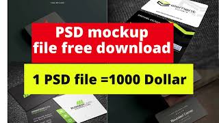 PSD mockup file free download I PSD Business Card mockup I free mockup jersey football
