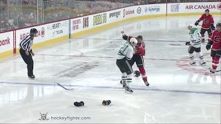 Antoine Roussel vs Micheal Ferland Nov 10, 2016