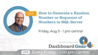 How to Generate a Random Number or Sequence of Numbers in SQL Server