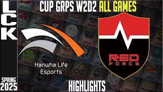 HLE vs NS Highlights ALL GAMES | LCK CUP Spring 2025 Groups W2D2 | Hanwha Life Esports vs Nongshim