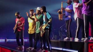 Bruno Mars performing Perm at SAP Arena, 7-21-17