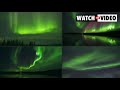 Rare red northern lights observed in the Arctic Circle