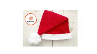 How To Crochet Santa Claus Hat | DIY quick and Easy method to crochet SANTA CLAUS HAT I