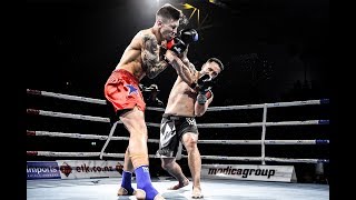 86kg K-1 Kickboxing 8 Man Semi Final: Ramegus Te Wake vs Ash Solly