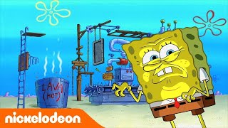 SpongeBob Kanciastoporty | Niezwyciężony Skalmar! | Nickelodeon Polska