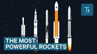 How NASA, SpaceX, And Blue Origin's Monster Rockets Compare