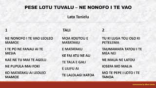 PESE LOTU TUVALU - NE NONOFO I TE VAO