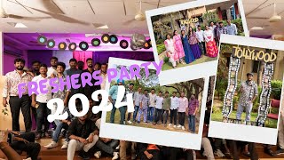 Part-1  Freshers party 2024 celebrations in DBM | Osmania university | MBA | Vintage vista| OU |