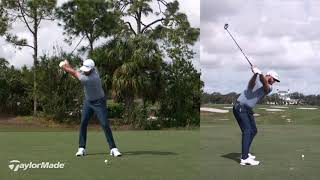 Dustin Johnson SUPER Slow-Mo Swing with SIM Driver | TaylorMade Golf