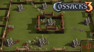 #3【Cossacks 3】エディターモードで遊び実況【真ん中目指して大戦争】