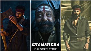 Shamshera Title Track |Sanjay Dutt, Vaani | Sukhwinder Singh, Abhishek |  Shamshera Song status |