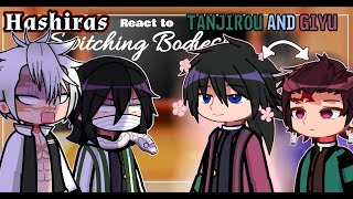 Hashiras React To Tanjirou and Giyu Switching Bodies | Gacha Life 2 | Demon Slayer | Kny |