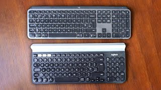 Logitech MX Keys vs K780