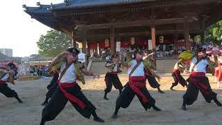 岡山うらじゃ連 環温　西大寺夜まちまつり2018　2本目