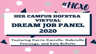 Her Campus Hofstra Dream Job Panel 2020