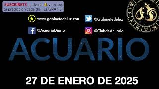 Horóscopo Diario - Acuario - 27 de Enero de 2025.