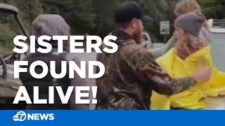 Sisters found alive after weekend lost in Humboldt County wilderness