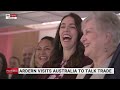 jacinda ardern visits australia for trade talks