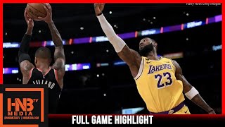 Blazers vs Lakers Full Game Highlights 8.18.20