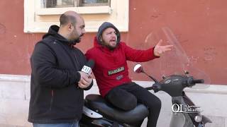 Bari, scooter e cane libero in piazza Redentore. Michele: "I bambini si divertono non fanno i bulli"