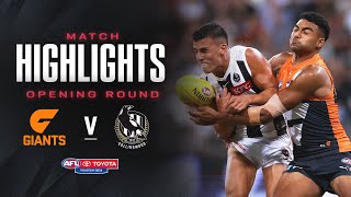 GWS Giants v Collingwood Highlights | Opening Round, 2024 | AFL