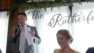 Best Wedding Toast Ever!! Bride's Brother Delivers Speech that Will Make You Laugh and Cry!