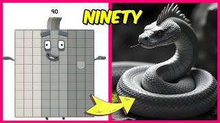 NUMBERBLOCKS Characters as Snakes + Guess The Emoji Quiz + Their Favorite Things!