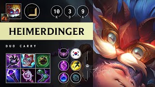 Heimerdinger Carry vs Varus: Dominating - KR Master Patch 14.24