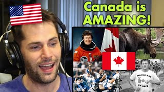 American Reacts to the Canada 150 Song (with 150 Canadian references)