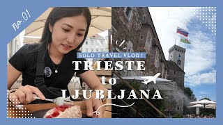 Solo Travel Vlog | 世界一周・イタリアからスロベニアへ・トリエステのジェラートが1番！