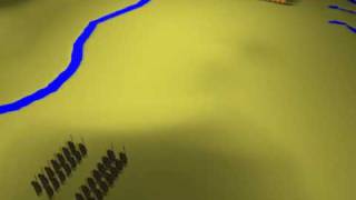 Animation - Greeks use Pincer Movement on Persian Army