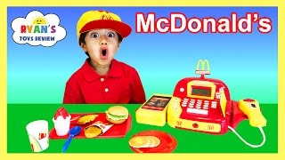 McDonald's Cash Register Toy Pretend Play Food Cookie Monster Happy Meal Trolls Toys For Kids