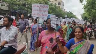 Kakinada Christians Peace Rally for Manipur State