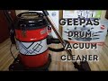 GEEPAS Drum Vacuum Cleaner unboxing