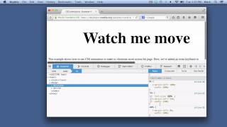 Editing keyframes with the Firefox Developer Tools